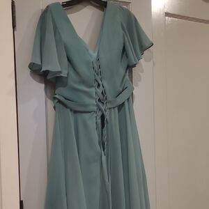 Elegant Teal Dress